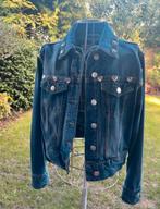 Fabienne Chapot spijkerjasje met hartjes studs XS, Kleding | Dames, Ophalen of Verzenden, Zo goed als nieuw, Maat 34 (XS) of kleiner
