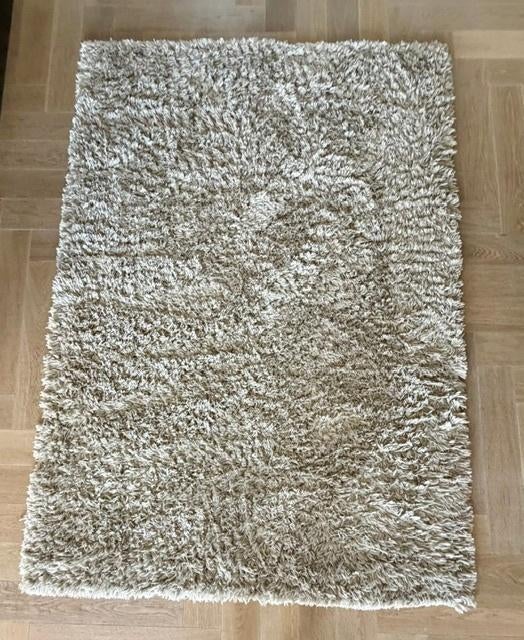 Hoogpolig vloerkleed Taupe 230x165, Ophalen, Beige, 150 tot 200 cm, 200 cm of meer