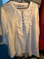 Blouse wit katoen Bonaparte 44/46, Verzenden, Zo goed als nieuw, Maat 46/48 (XL) of groter, Wit