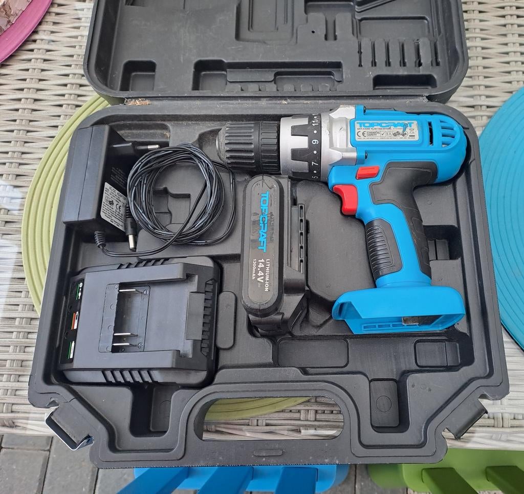 Accu boormachine, Doe-het-zelf en Verbouw, Gereedschap | Boormachines, Ophalen, Gebruikt, Boormachine