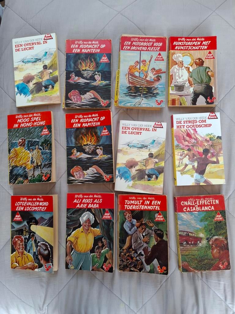 Bob evers serie, Willy van der heide, Europa, Meerdere comics, Ophalen
