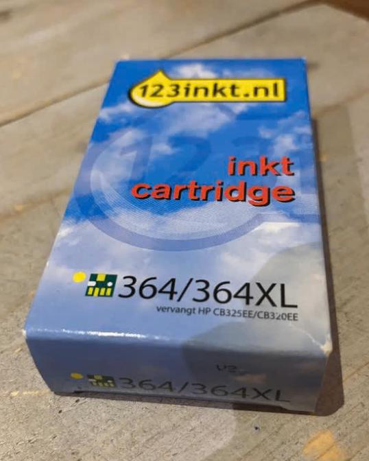 Cartridge 123inkt nl t.v.v. HP 364/364 XL Geel, Computers en Software, Ophalen of Verzenden, Nieuw, Cartridge, 123inkt.nl