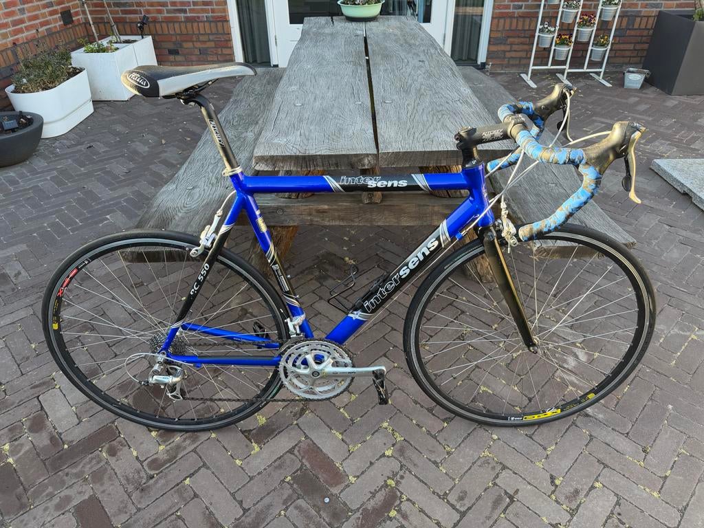 Intersens Racefiets mt 58 - Aluminium, Shimano 105, Fietsen en Brommers, Fietsen | Racefietsen, Ophalen, Gebruikt, Aluminium, Overige merken