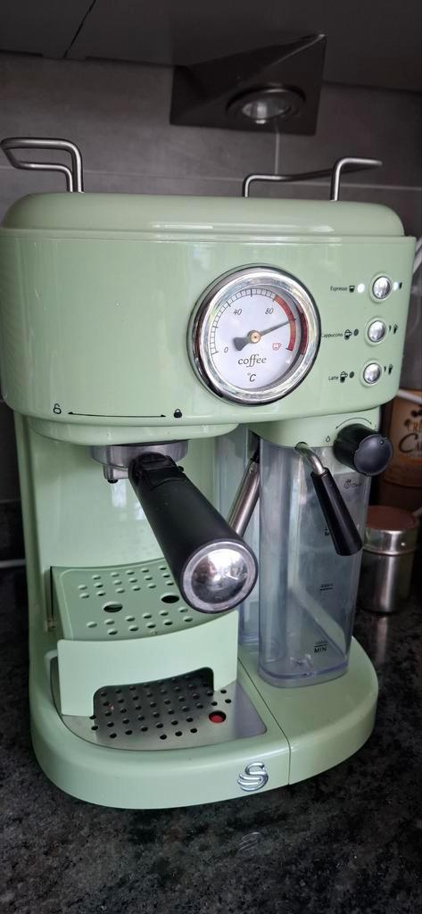 Swann espresso/cappuccino apparaat, Witgoed en Apparatuur, Koffiezetapparaten, Zo goed als nieuw, Espresso apparaat, Ophalen of Verzenden