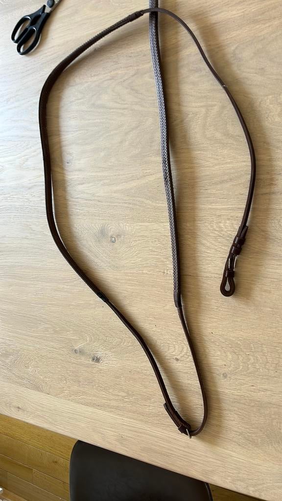 Zaldi handgemaakte teugel bruin leer, Dieren en Toebehoren, Ophalen of Verzenden, Nieuw, Overige soorten