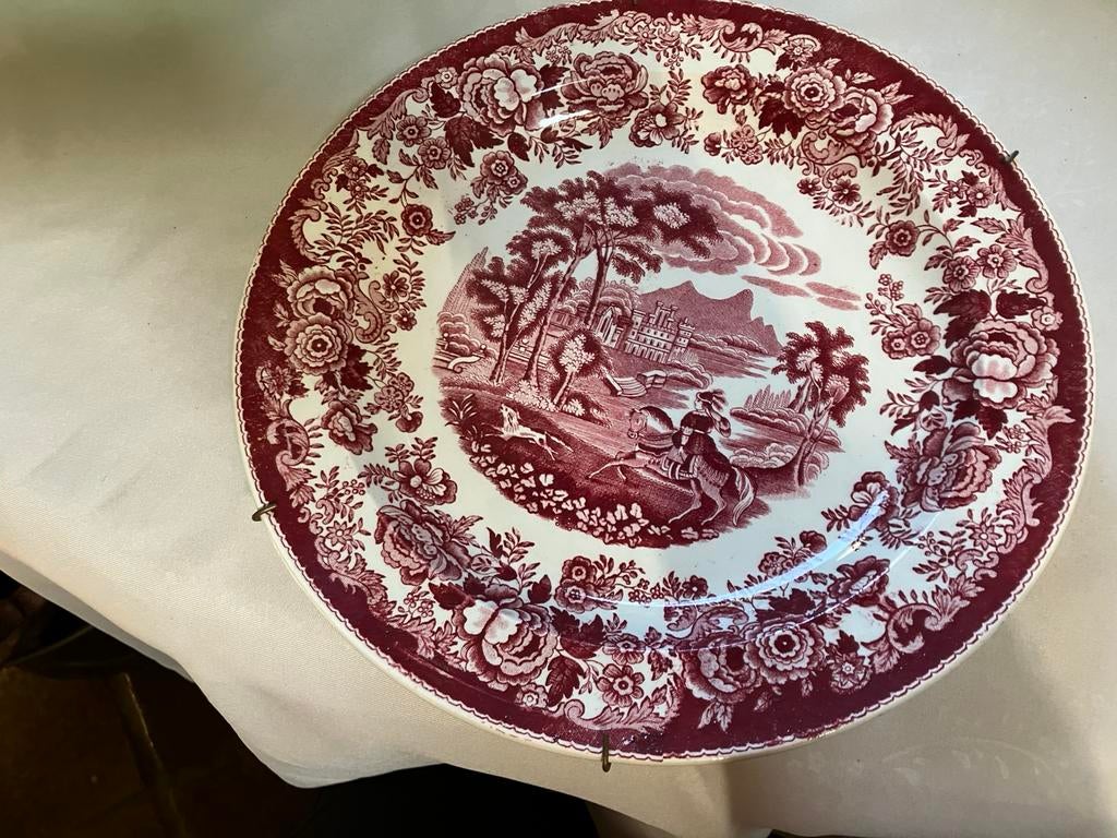 Porseleinen bord van p regout maastricht, Ophalen of Verzenden