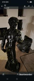 Zwaar massief zwart composiet beeld David naar Michelangelo, Ophalen