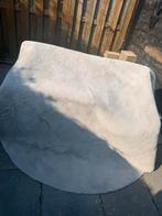 rond grijs vloerkleed, Huis en Inrichting, Stoffering | Tapijten en Kleden, Rond, 200 cm of meer, Ophalen of Verzenden, Zo goed als nieuw