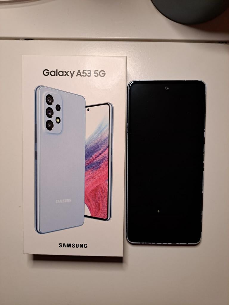 Samsung Galaxy A53 128gb Awesome Blue, Blauw, Touchscreen, Ophalen of Verzenden, Zo goed als nieuw