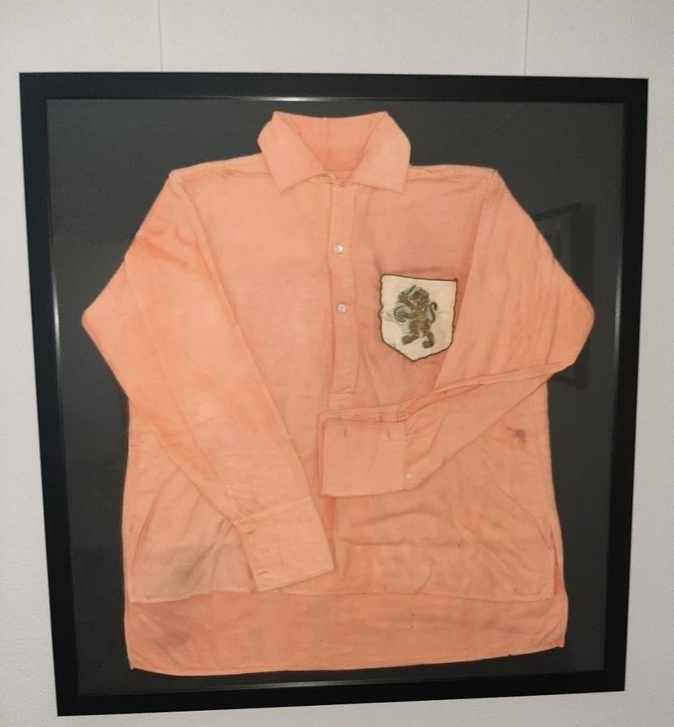Legendarisch 1925 Nederlands Elftal shirt fraai geëncadreerd, Ophalen, Shirt