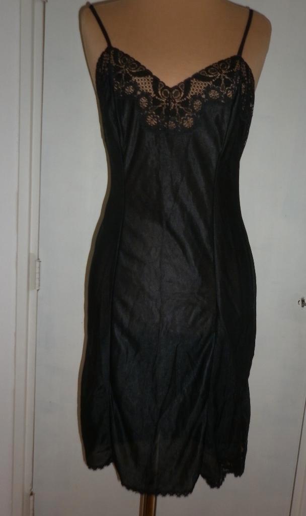 onderjurk maat 36, Kleding | Dames, Ondergoed en Lingerie, Overige typen, Zwart, Verzenden