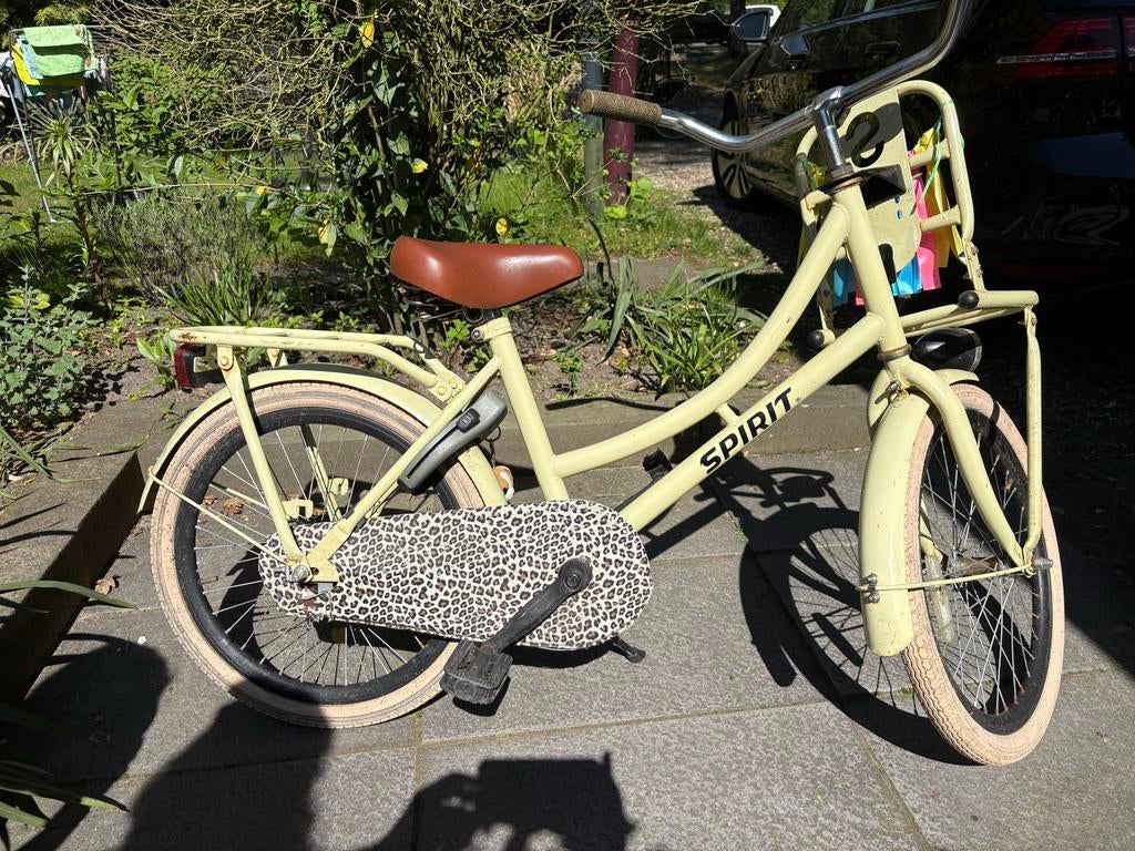 Spirit transportfiets meisjes- Crème, Fietsen en Brommers, Ophalen of Verzenden, Gebruikt, 26 inch of meer, Handrem