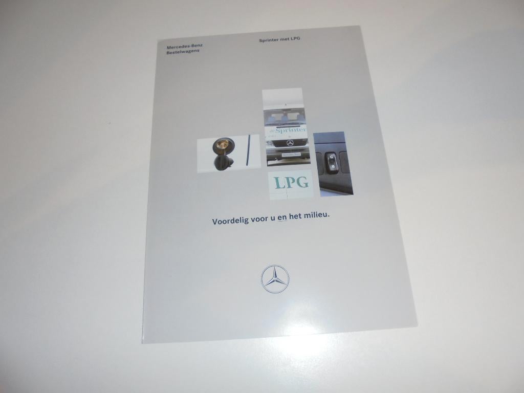 brochure Mercedes Sprinter LPG  1996, Boeken, Ophalen of Verzenden, Nieuw, Mercedes