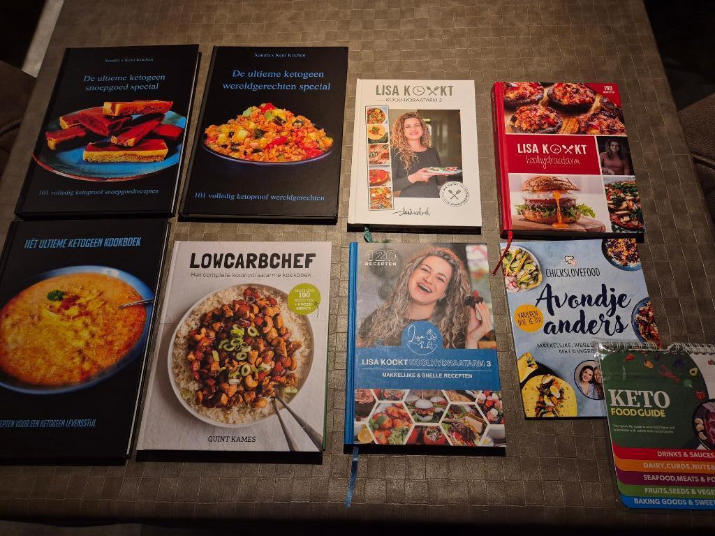Te koop Keto/Lowcarb dieet boeken nieuwstaat, Boeken, Gezondheid, Dieet en Voeding, Ophalen of Verzenden, Zo goed als nieuw, Dieet en Voeding