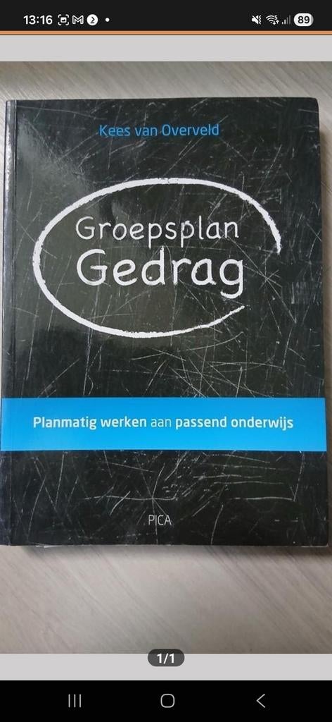 Groepsplan Gedrag - Kees van Overveld, Gelezen, Gamma, Kees van Overveld, HBO