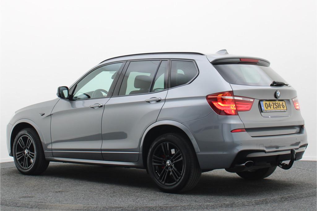 BMW X3 xDrive20i High Executive Leer, Climate, Cruise, Navig, Euro 5, Gebruikt, Zwart, 4 cilinders