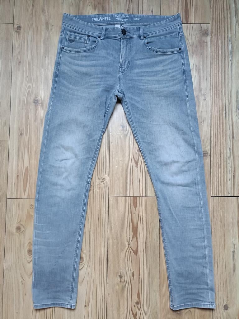 PME Legend stretch maat 34-34, Kleding | Heren, Spijkerbroeken en Jeans, Ophalen of Verzenden, Zo goed als nieuw, Grijs, W33 - W34 (confectie 48/50)