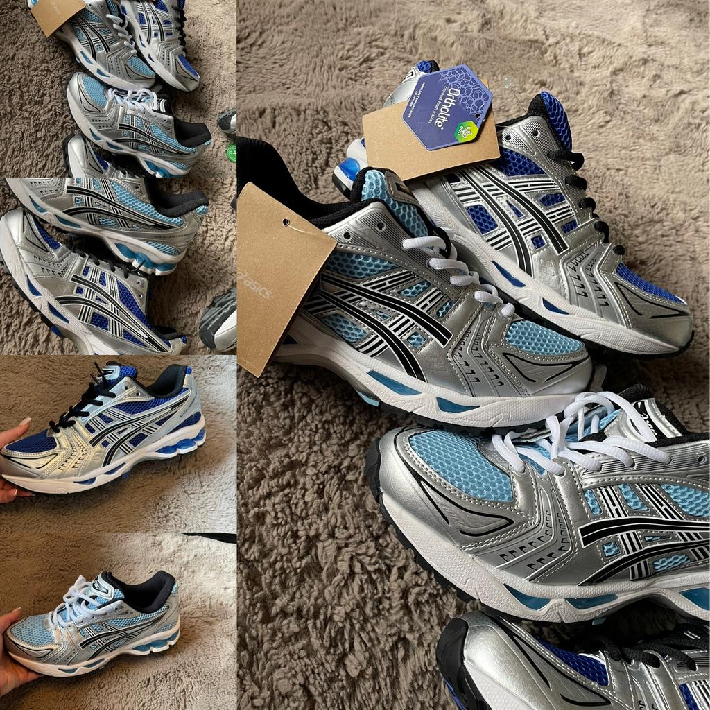 Asics kayano lichtblauw & donkerblauw 41 42 42,5, Ophalen of Verzenden, Nieuw, Hardloopschoenen, Asics