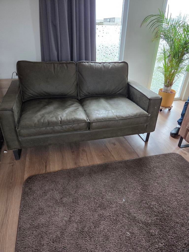 2 en 3 zits bank Bieden!!, Huis en Inrichting, Gebruikt, 75 tot 100 cm, Ophalen of Verzenden, 200 tot 250 cm