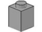 Lego Stenen 5x 1x1 Vierkant Licht Grijs 3005, Ophalen of Verzenden, Zo goed als nieuw, Losse stenen, Lego