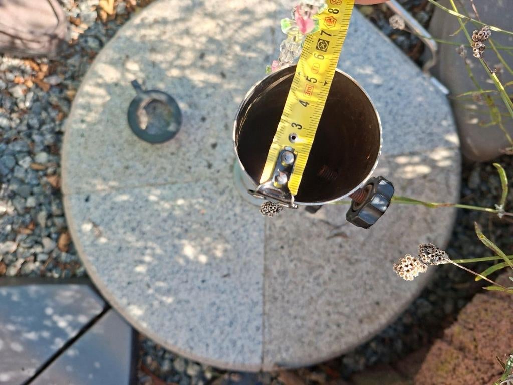 Parasolvoet graniet Parasolvoet 60kg zware Parasolvoet, Ophalen, Beton, Overige typen