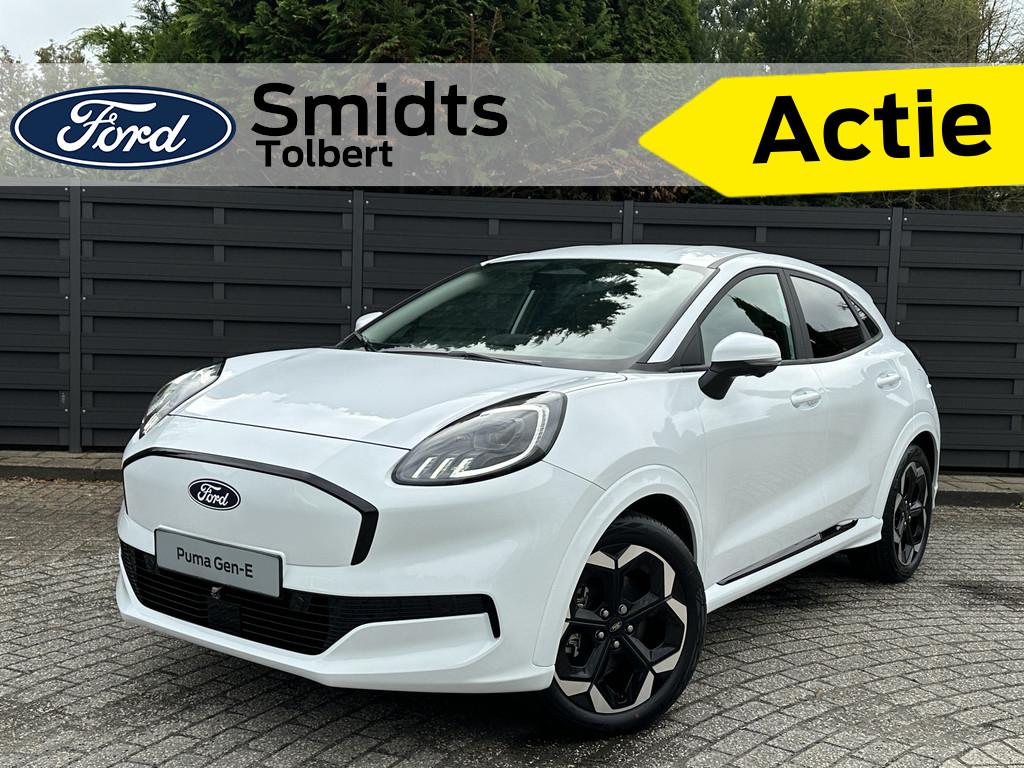 Ford Puma Gen-E Premium 44 kWh | Winter Pack | Driver Assist, Auto's, Ford, Leder en Stof, Wit, Nieuw, 170 pk