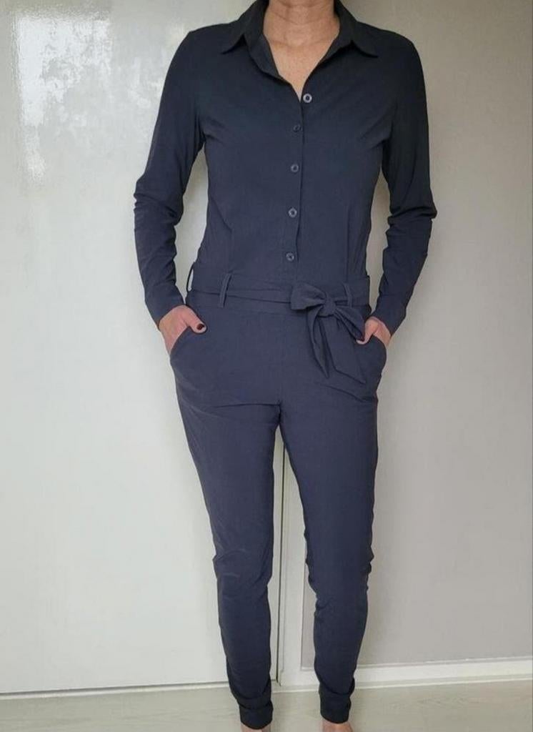 Studio Anneloes Angelique jumpsuit S Antracietgrijs Travel, Studio Anneloes, Ophalen of Verzenden, Zo goed als nieuw, Maat 36 (S)