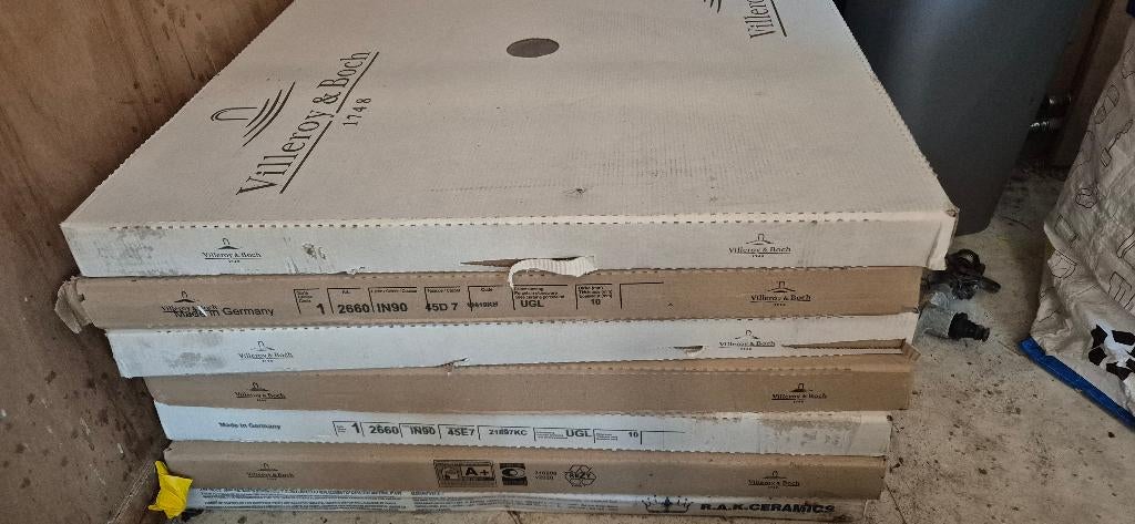 Villeroy en boch 60x60 restpartij, Ophalen, 60 cm of meer, Nieuw, 5 tot 10 m²