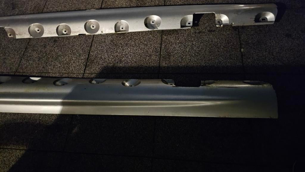 BMW E46 coupe side skirts / dorpels links en rechts, Auto-onderdelen, Ophalen, Gebruikt, Links, Spatbord