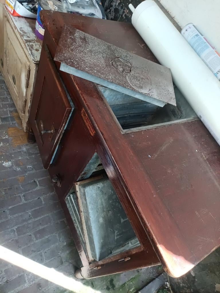 Antieke frigo, Ophalen of Verzenden