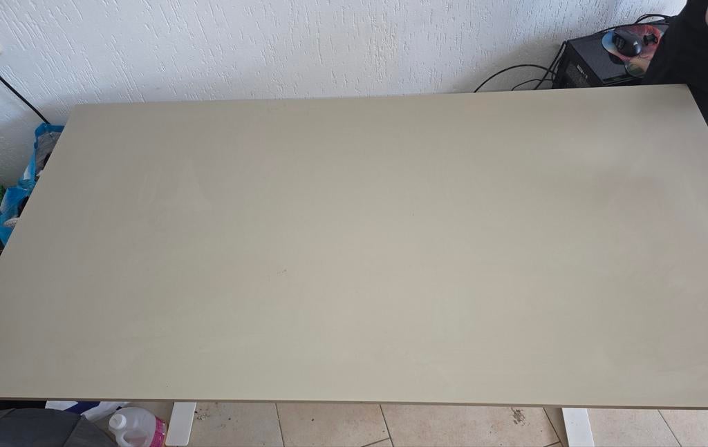 Zit-sta bureau 160x80, Huis en Inrichting, Bureaus, Ophalen, In hoogte verstelbaar, Gebruikt, Zit-sta bureau