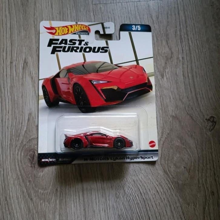 hot wheels Fast & Furious 2023 Premium W Motors Lykan HyperS, Ophalen of Verzenden, Nieuw, Auto