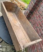 Oude houten Timmermans gereedschapsbak, Antiek en Kunst, Ophalen