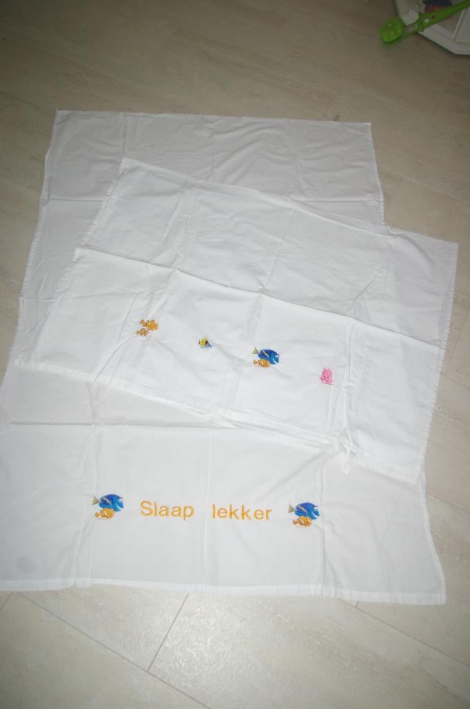 "Nemo" lakentjes, twee stuks., Jongetje of Meisje, Wit, Overige typen, Ophalen of Verzenden