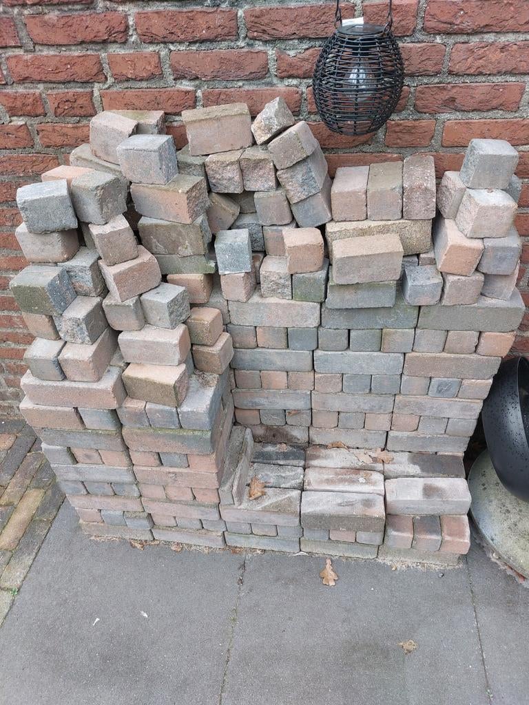 Restant bestrating, Ophalen, Beton, Klinkers