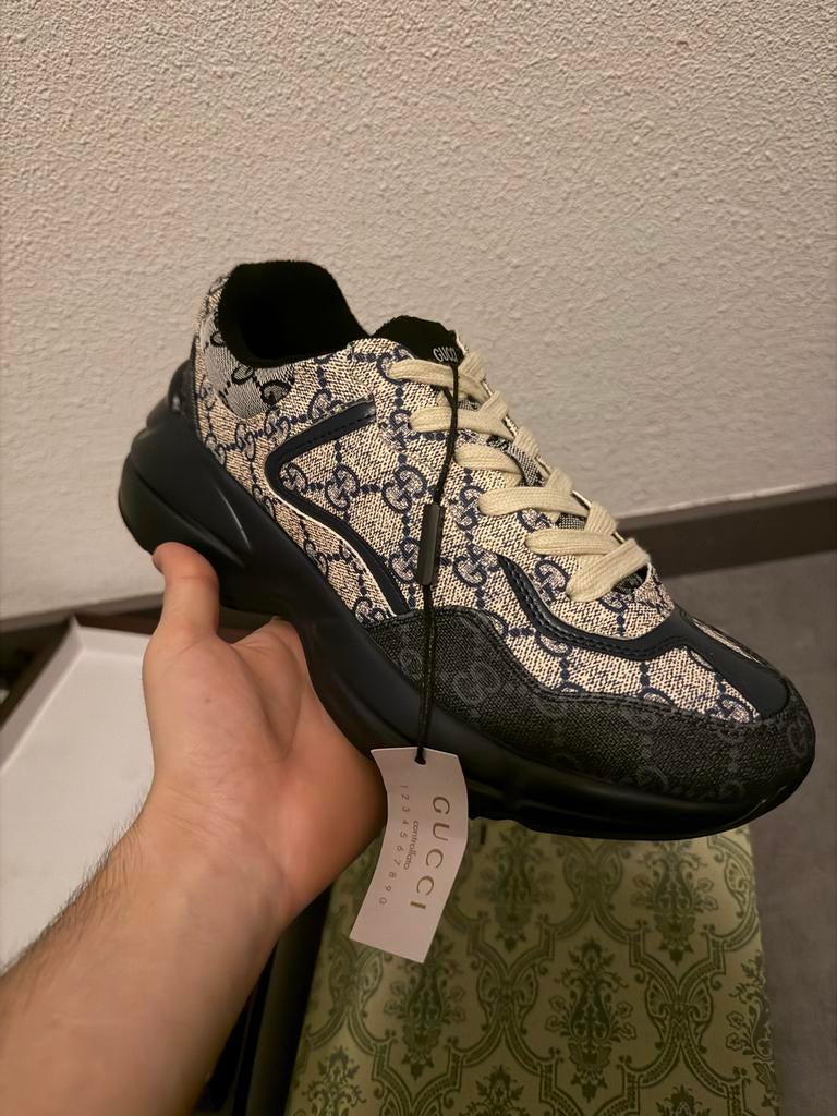Nieuwe Gucci Rhyton sneakers maat 42, Ophalen of Verzenden, Nieuw, Zwart, Sneakers of Gympen