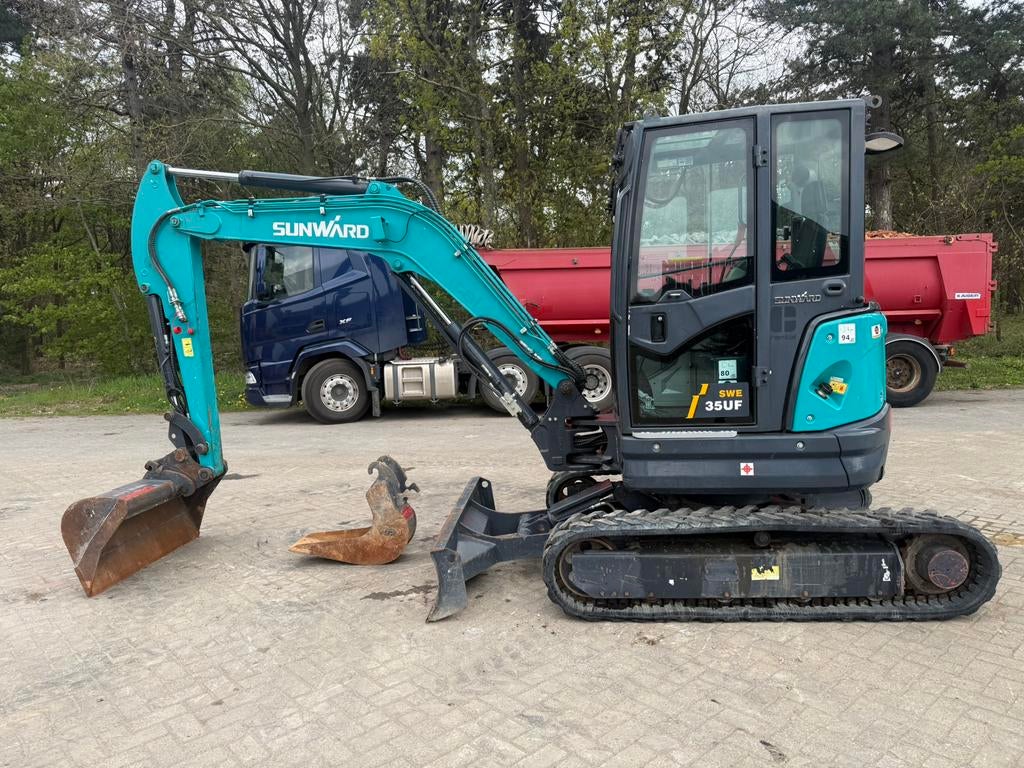 Sunward SWE35UF airco sloop sorteer, Ophalen, Graafmachine