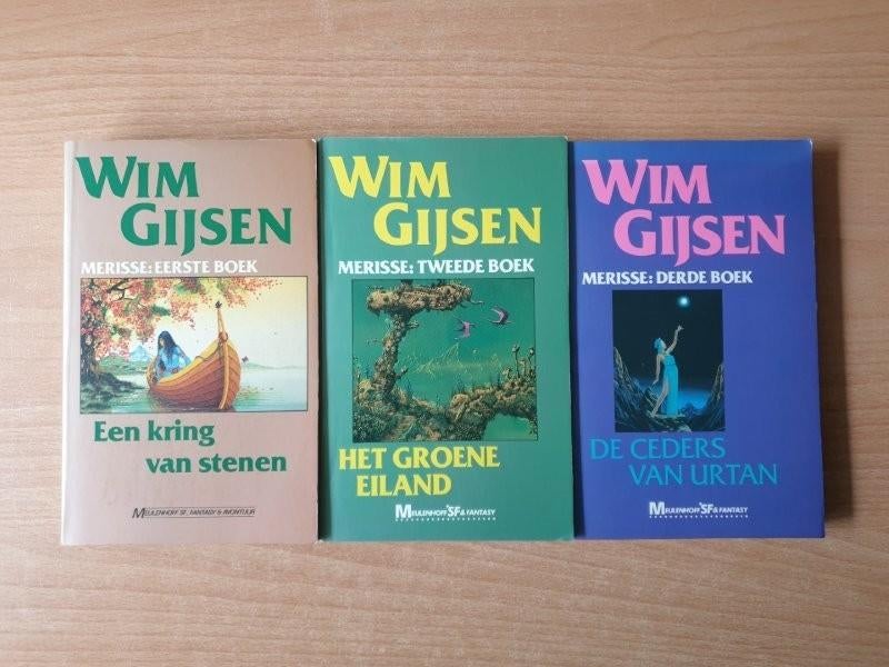 Wim Gijsen - 3x Merisse, Boeken, Fantasy, Gelezen, Ophalen of Verzenden