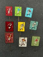 Set metalen voetbal speldjes Ajax DWS ea, Ophalen of Verzenden, Gebruikt, Sport, Speldje of Pin
