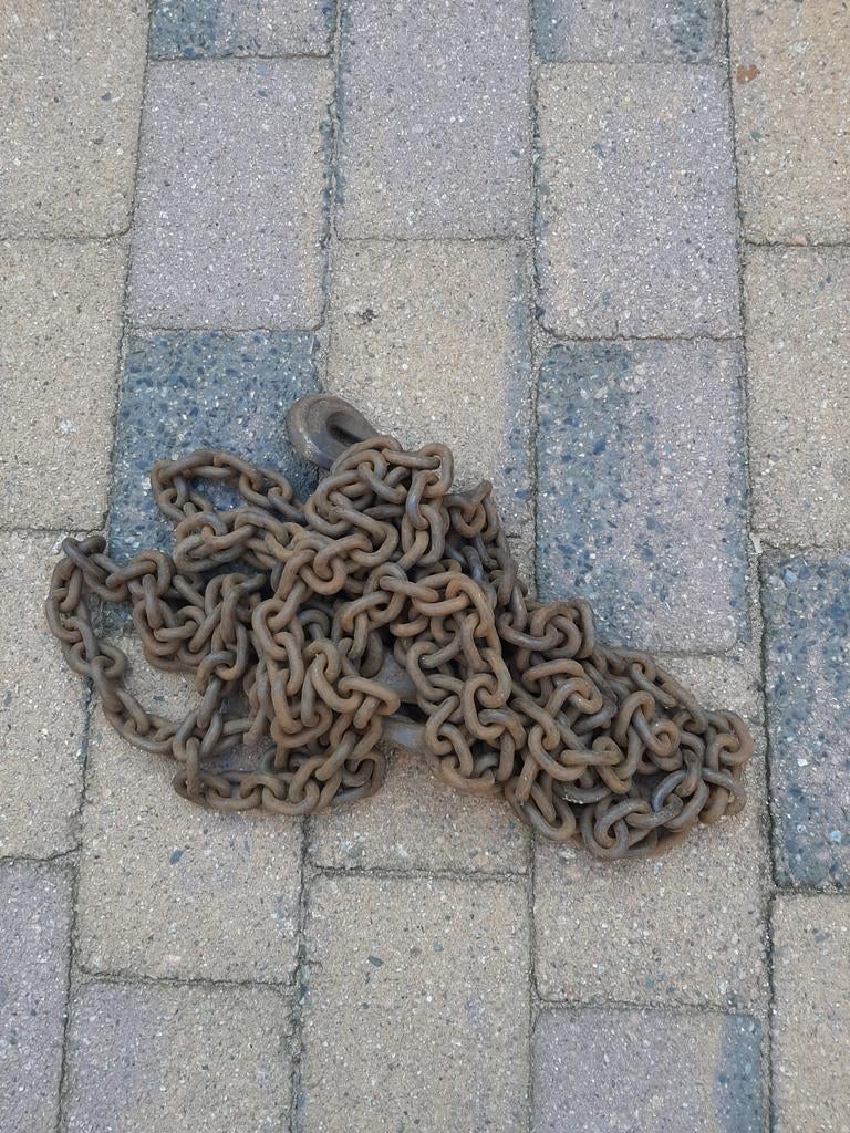 Te koop: Stalen ketting van topkwaliteit 7,5 meter, Ophalen of Verzenden