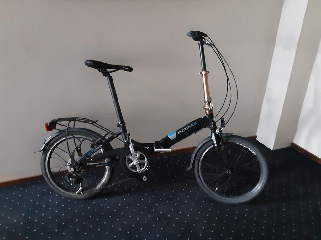 Vouwfiets merk popal 7 versnellingen opsturen mogelijk, Fietsen en Brommers, Fietsen | Vouwfietsen, Overige merken, 20 inch of meer