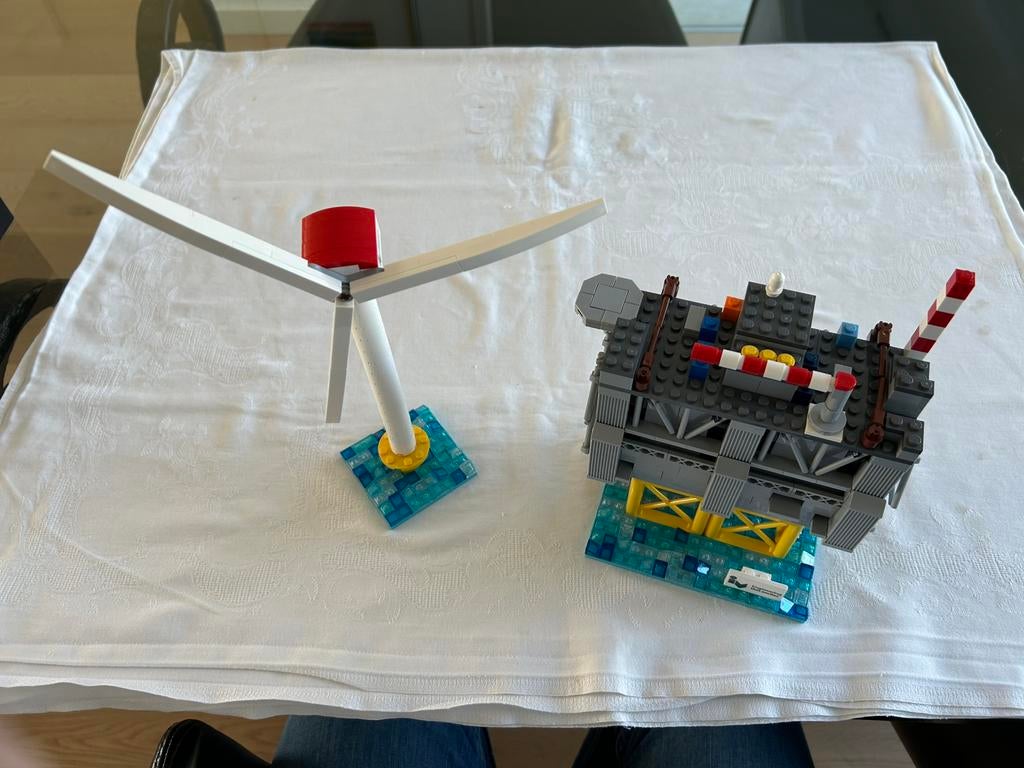 Lego Windplatform met windturbine, Ophalen, Compleet, Overige thema's, Lego
