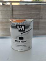 Oranje muurverf mat - bijna volle pot - sinaasappel kleur, Ophalen, Nieuw, Oranje, Verf