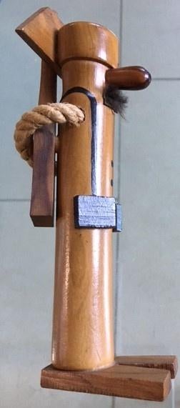 Houten beeldje Scandinavie Bojesen Stijl, Verzenden