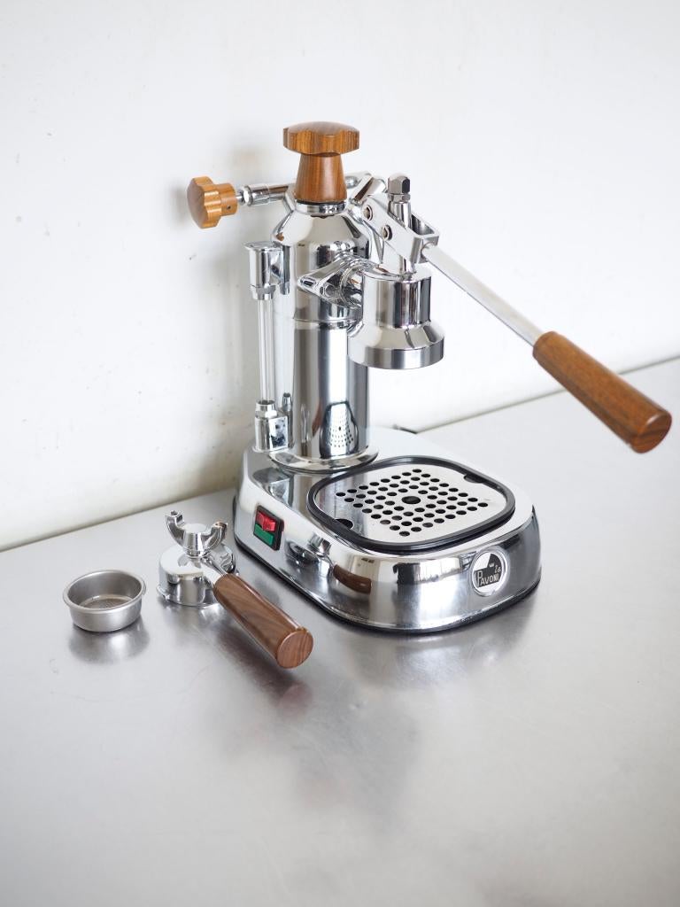 La Pavoni Europiccola lever ELH Lusso Chroom gereviseerd, Ophalen of Verzenden, Via Enrico Fermi, snc 24040 Suisio (BG), Italië