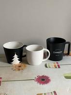 Starbucks Kerstmokken en Witte Mok - Set van 3, Keramiek, Nieuw, Ophalen of Verzenden, Overige stijlen