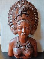 Vintage houten beeld uit Bali, Antiek en Kunst, Kunst | Beelden en Houtsnijwerken, Ophalen
