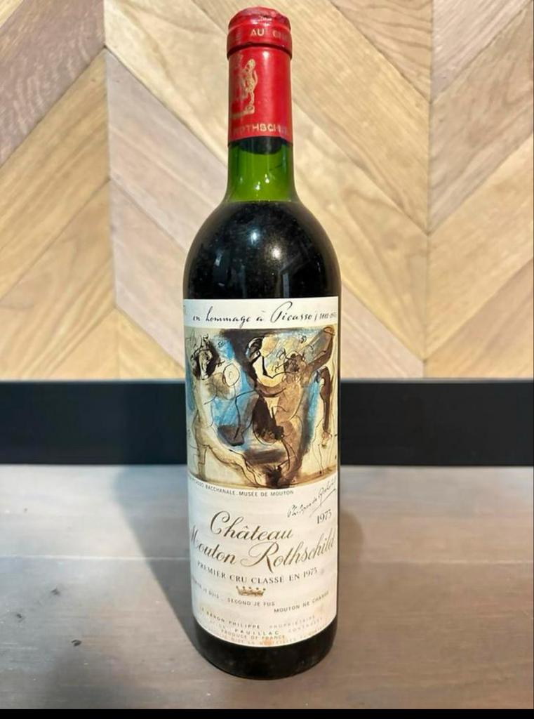 Château Mouton Rothschild 1973, Ophalen of Verzenden, Gebruikt, Frankrijk, Rode wijn
