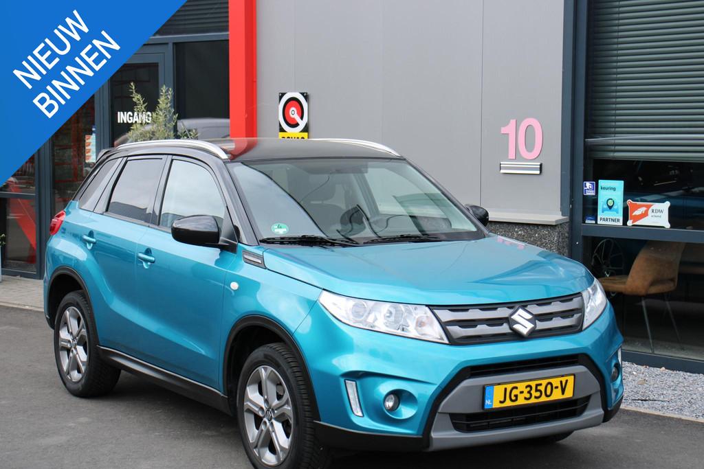 Suzuki Vitara 1.6 Exclusive NAVI, TREKHAAK, STOELVERWARMING,, Voorwielaandrijving, Stof, Euro 6, 4 cilinders