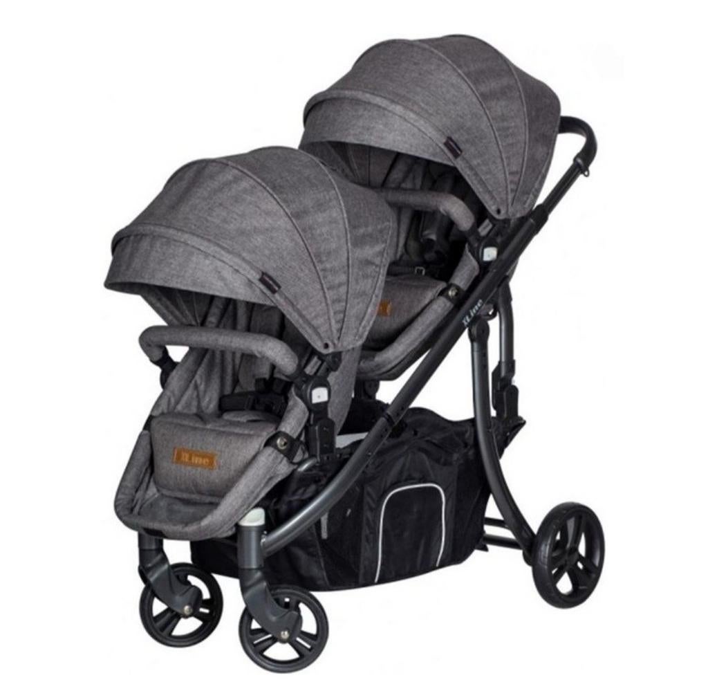 X-Adventure X-Line Chardonnay Grey Tandem Duowagen, Kinderen en Baby's, Kinderwagens en Combinaties, Ophalen, Gebruikt, Overige merken